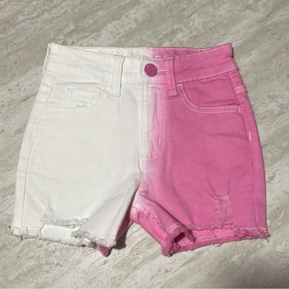 NWOT Justice Little Girl Jeans Shorts *6